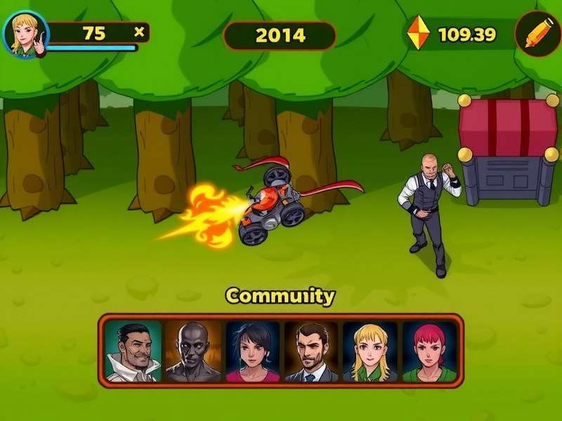 Arambol Fast Blast character selection screen